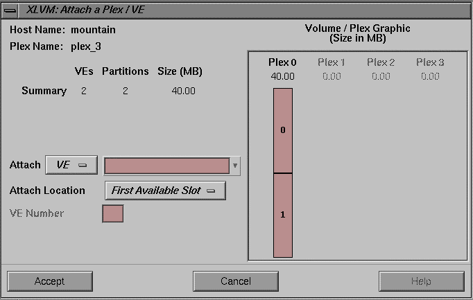 Figure 4-18 Attach to Plex Dialog