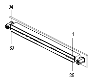 Figure A-7 68-Pin SCSI (High-Density) Pinout Numbering