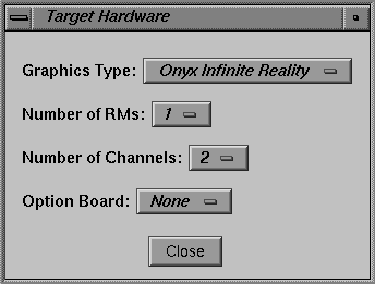 Figure 2-12 Target Hardware Window