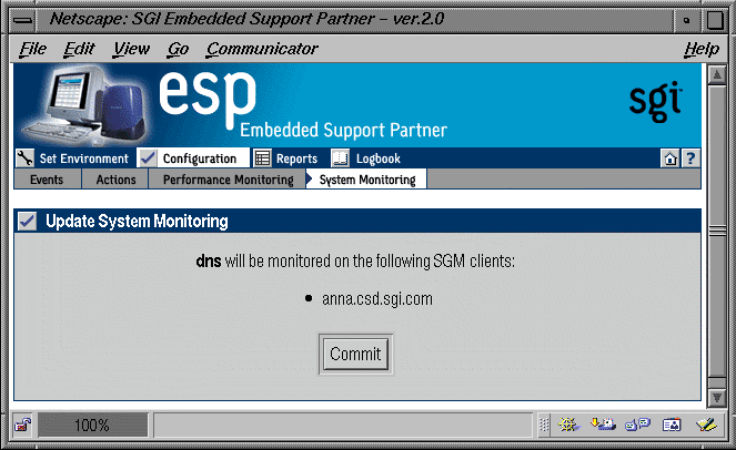 Figure 4-47 System Monitoring Change Verification Screen (System Group Manager Mode)