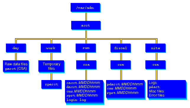 The /var/adm/acct Directory