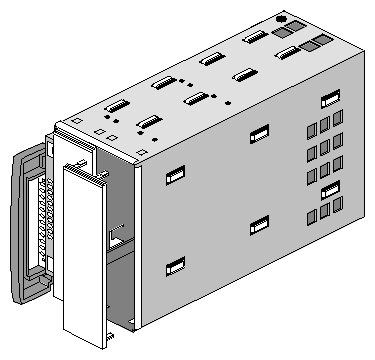 Figure 2-31 Removing a Peripheral Carrier Blanking Plate