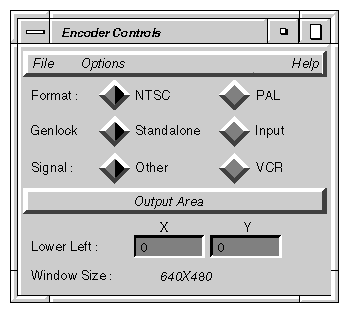 Figure 3-14 Controls Menu