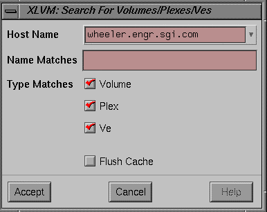 Figure 4-20 xlvm Host Search Dialog