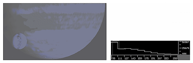 Figure H-24 ilHistNormImg (filtered image and histogram)