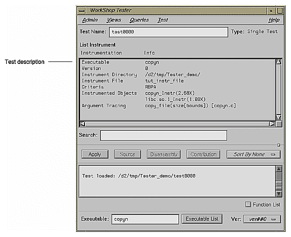 Figure 9-24 "List Instrumentation" Example