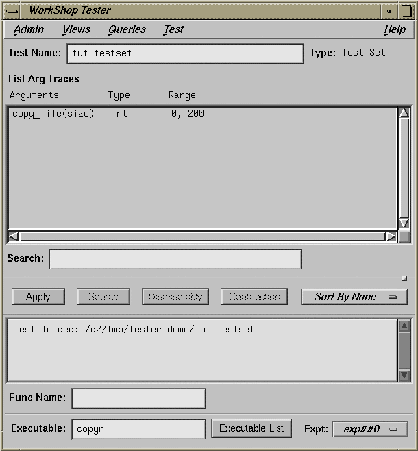 Figure 9-23 "List Argument Traces" Example