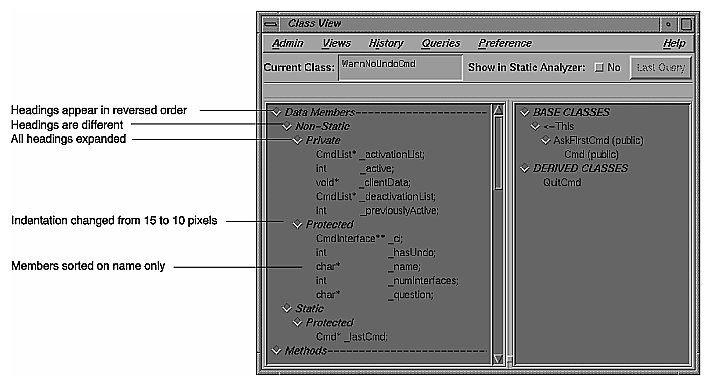 Figure A-1 Customized Browser View Display