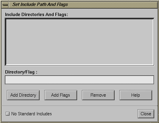 Figure 3-2 The Scanning Options Dialog Box