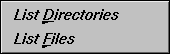 Figure 4-14 Queries Submenu: "Directories"