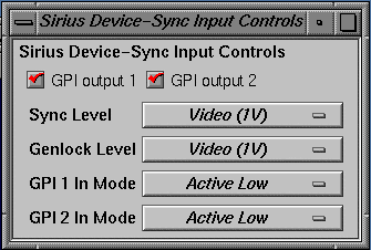 Figure C-9 Setting Genlock Voltage Level