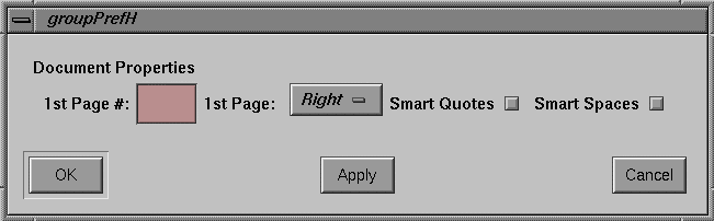 Figure 8-10 Horizontal VkPrefGroup Item With Label