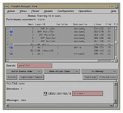 Figure 2-30 C$SGI DISTRIBUTE Directive and Text Field