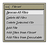 Figure 4-9 Fileset Menu 