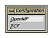 Figure 4-11 Configuration Menu