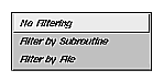 Figure 4-19 Filtering Option Button