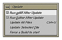 Figure 4-10 Update Menu 