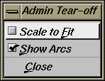 Figure A-3 Admin Menu in the Overview Window