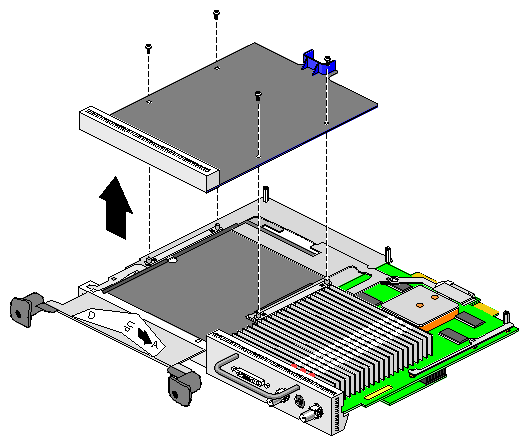 Figure 5-15 Removing the Blank Panel