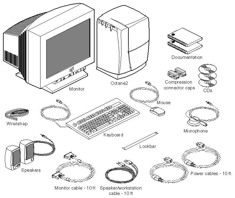 Figure 1-3 Octane2 Components