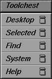 Figure 1-21 Toolchest Menu