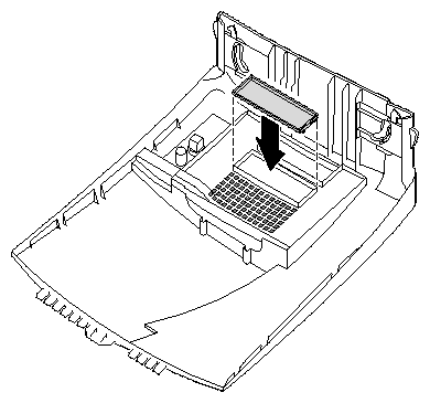 Figure 7-13 Pushing the Blank Panel Free