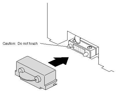 Figure 4-10 Installing a Cap on the Compression Connector 