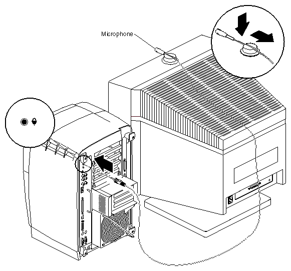 Figure 6-15 Installing the Microphone