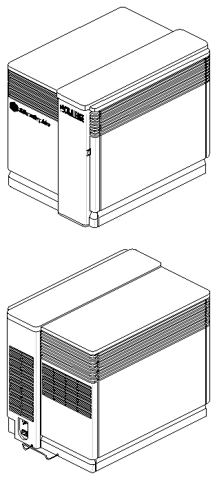 Figure 2-1 Chassis Front and Rear Views