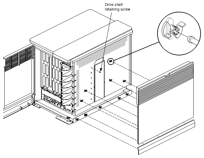 Figure 4-5 Pulling Off the Side Panel and Removing the Retaining Screw