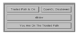 Trusted Path Window