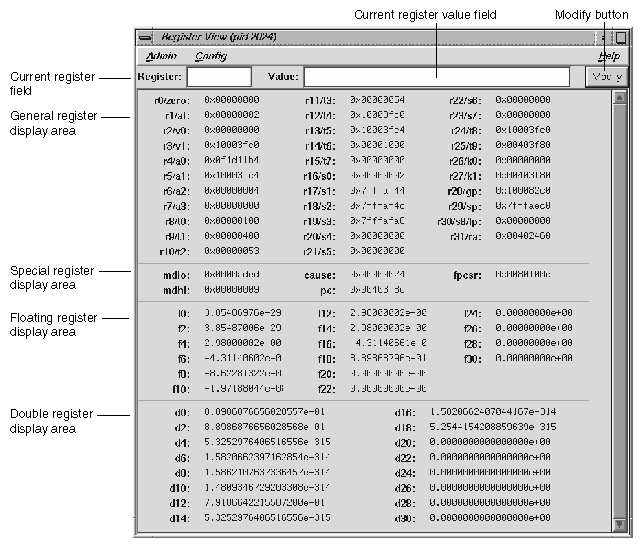 The Register View Window