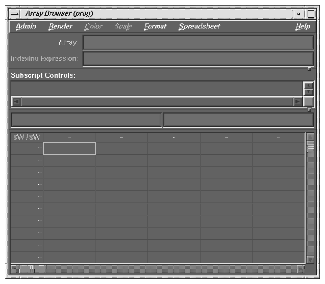 Array Browser Window