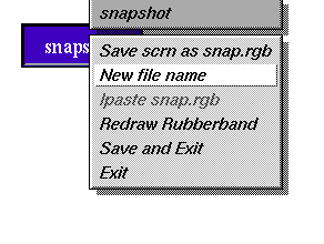 Snapshot Menu