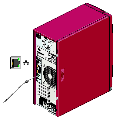 Connecting the 
Ethernet Cable