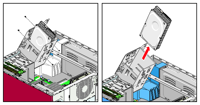 Removing the Disk Drive