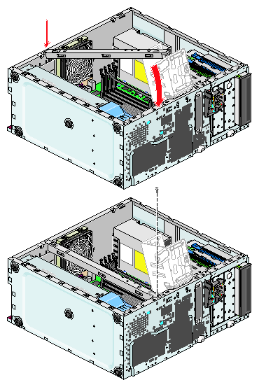 Installing the Chassis Stiffening Arm