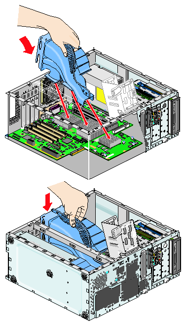 Installing the Replacement Air Duct