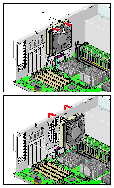 Removing the Exhaust Fan