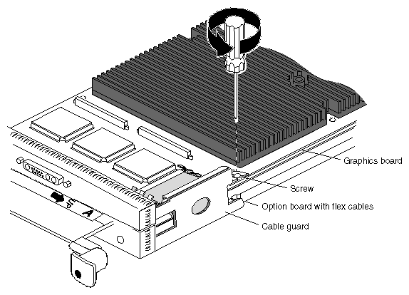 Figure 5-13 Removing the Standoff Screw