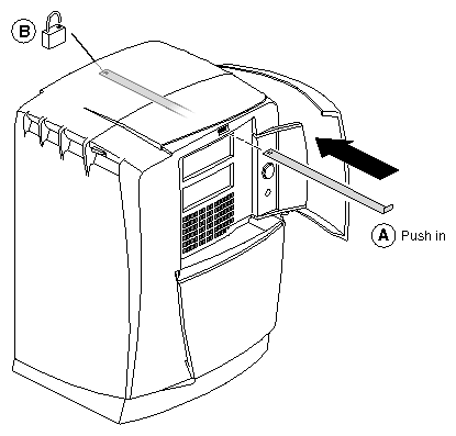 Figure 7-37 Replacing the Lockbar