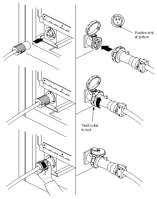 Figure 3-4 Connecting the System Power Cable