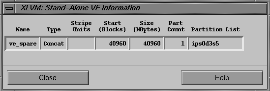 Figure 4-24 xlvm VE Information Dialog