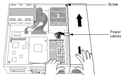 Figure 9-29 Removing the Power Supply