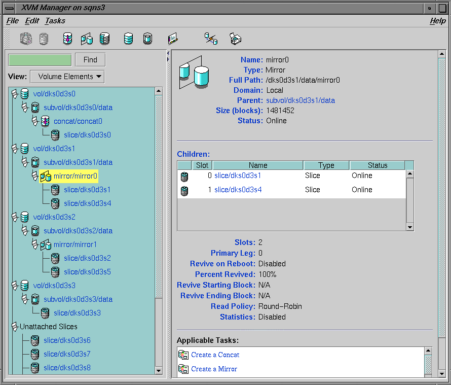 XVM Manager GUI Window with Item Selected