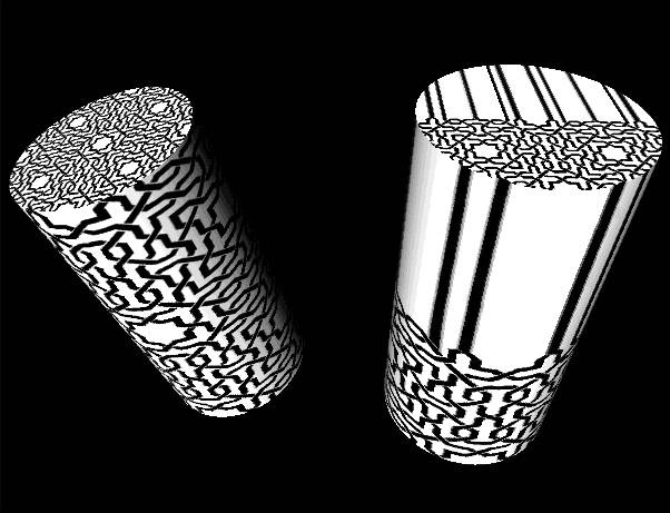 Figure 7-3 Wrapping the Texture around the Object