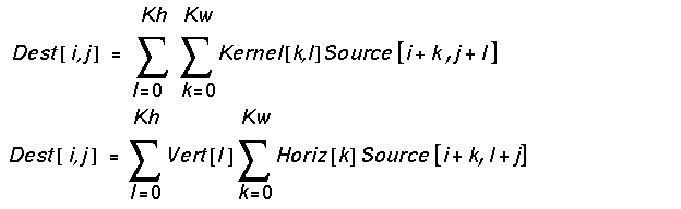 Figure 9-6 Convolution Equations