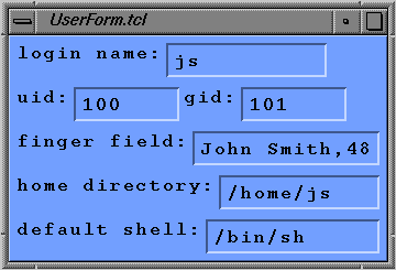 Figure 4-10 xmLabel with xmForm