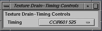 Figure C-24 Adjusting Texture Drain Timing