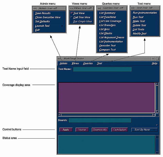 Main Tester Window  